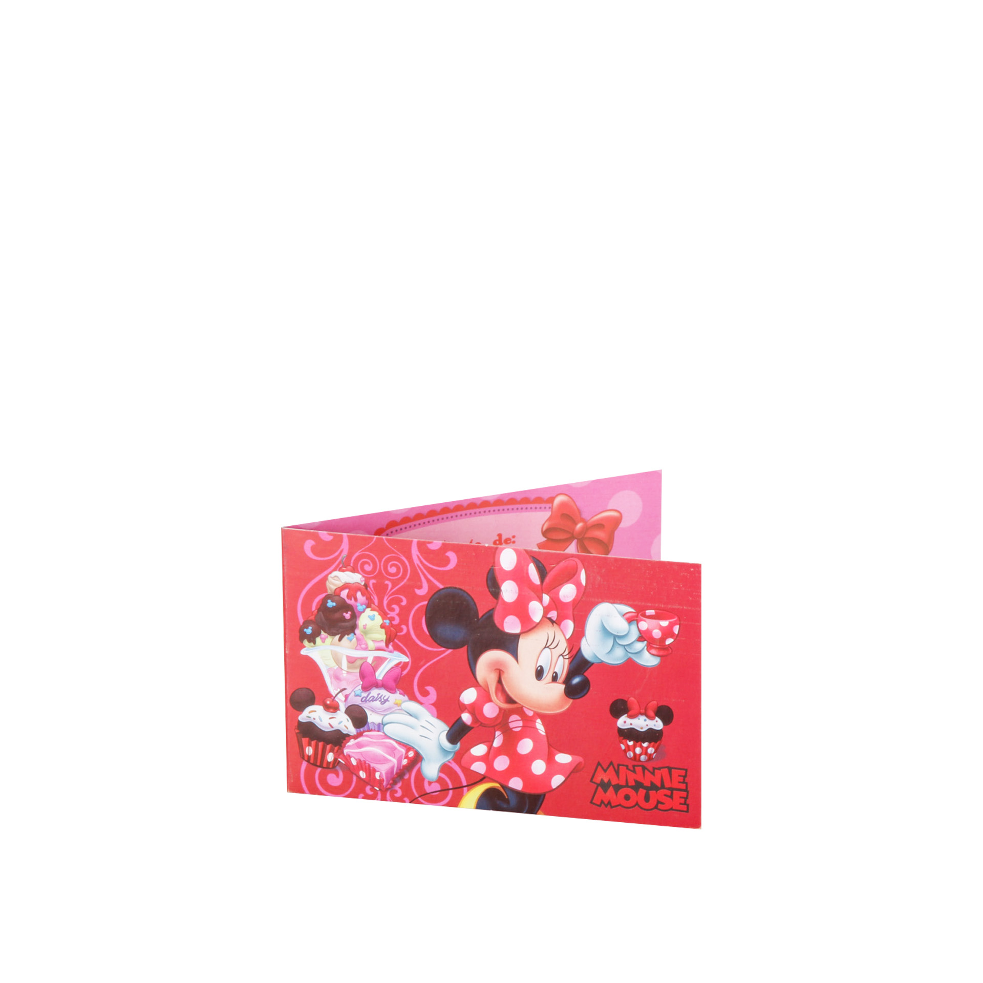Convite Minnie Pack 6