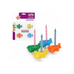 Vela Aniversrio Avio Conjunto 4