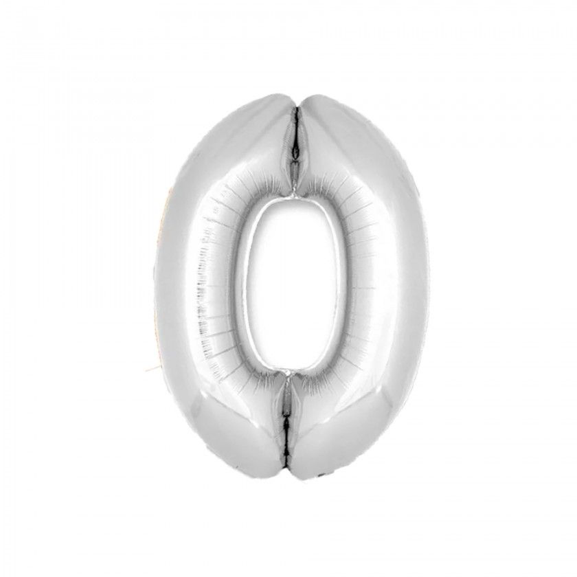 Balo Prateado Grande Nmero