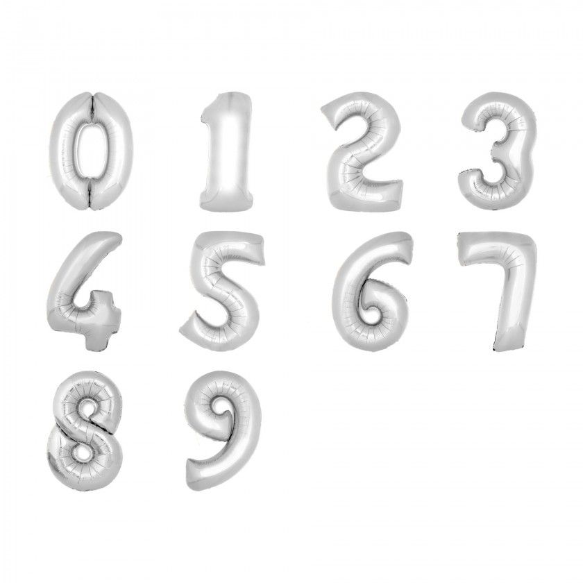 Bal�o Prateado Grande N�mero