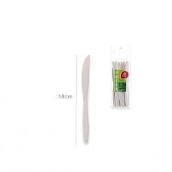 Faca Plstico Biodegradvel Green 18CM Pack 12