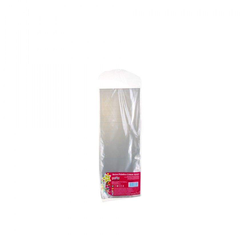 Saco Plástico Cristal 15X40CM Pack 24 Saco Plástico Cristal 15X40CM Pack 24