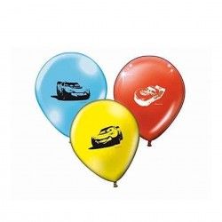 Balão Festa Cars 23CM Pack 8
