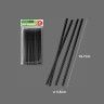 Palhinha Cartão Preto 19.7X0.8CM Pack 20 Palhinha Cartão Preto 19.7X0.8CM Pack 20