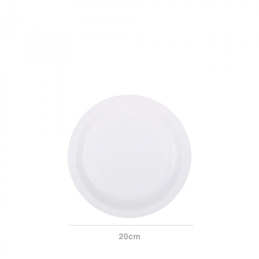 Prato Cartão Biodegradável 20cm Pack 10 Prato Cartão Biodegradável 20cm Pack 10