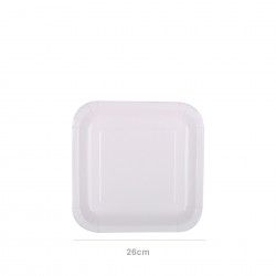 Prato Carto Biodegradvel 26CM Pack 3