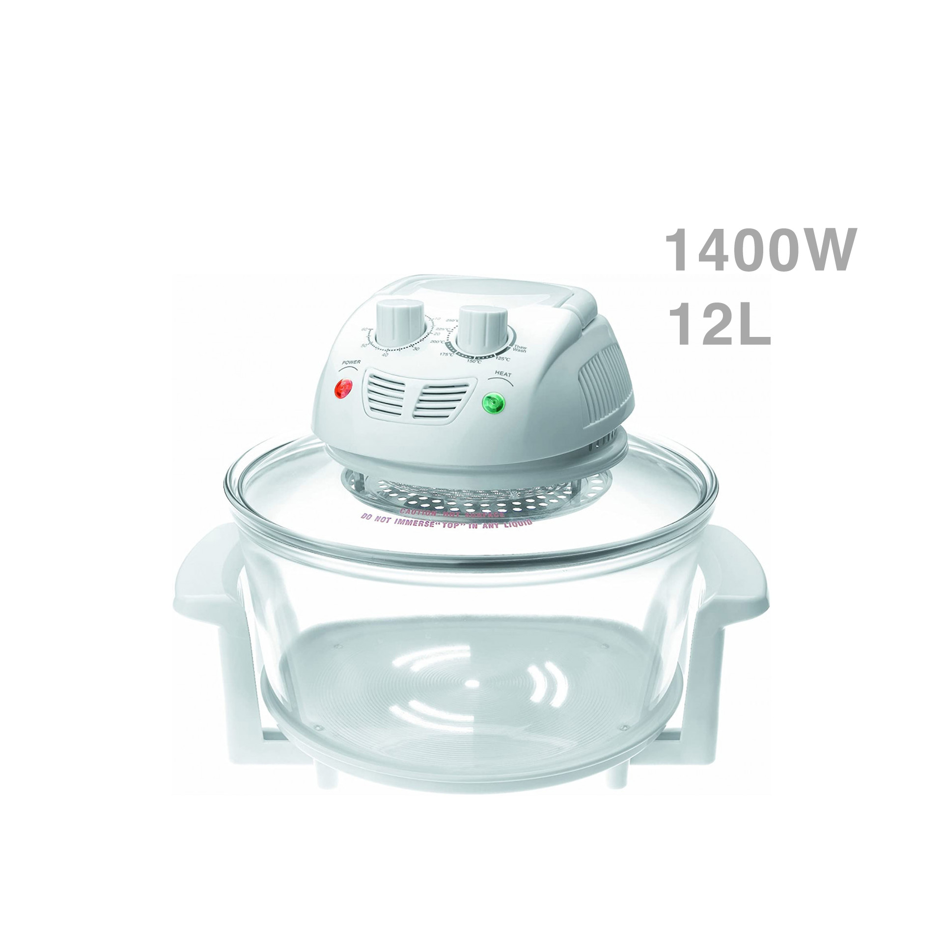Forno Halogéneo Cristal 12L 1400W
