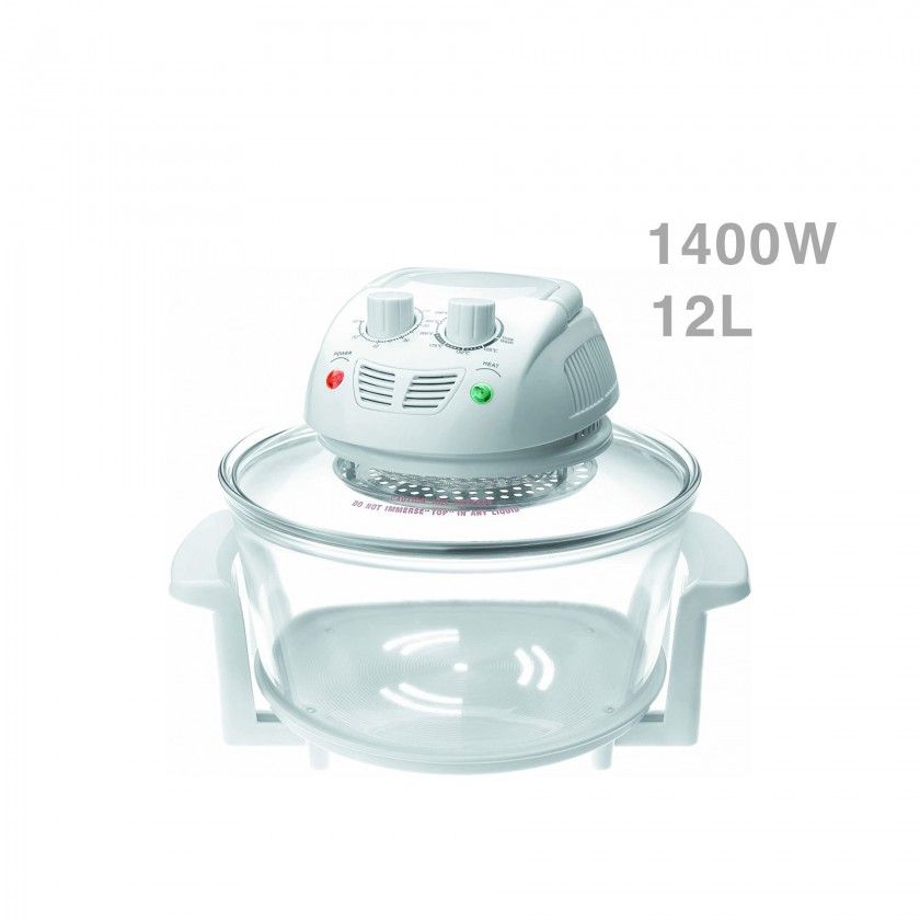Forno Halogéneo Cristal 12L 1400W Forno Halogéneo Cristal 12L 1400W