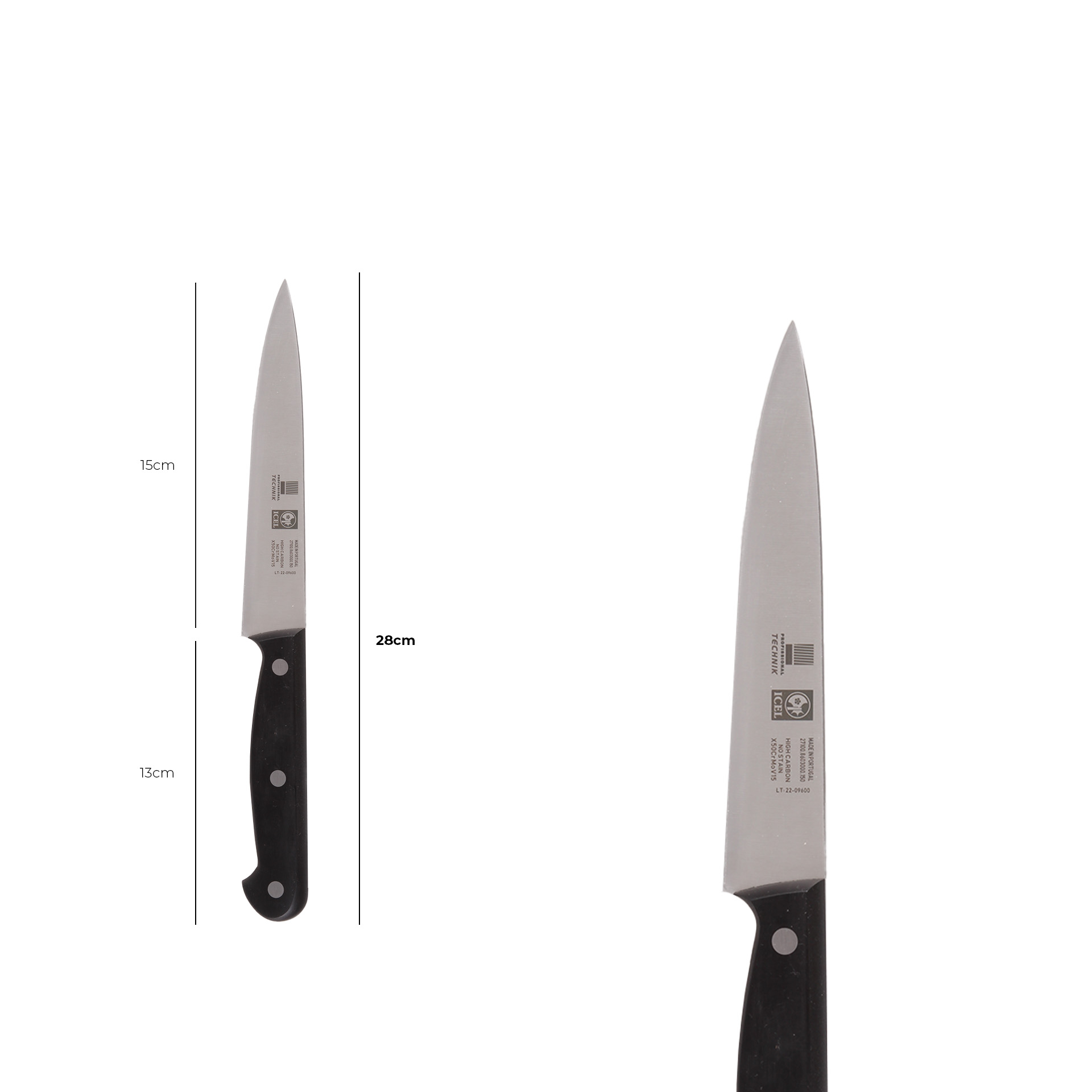 Bloco Facas Icel Technik 7 Peças