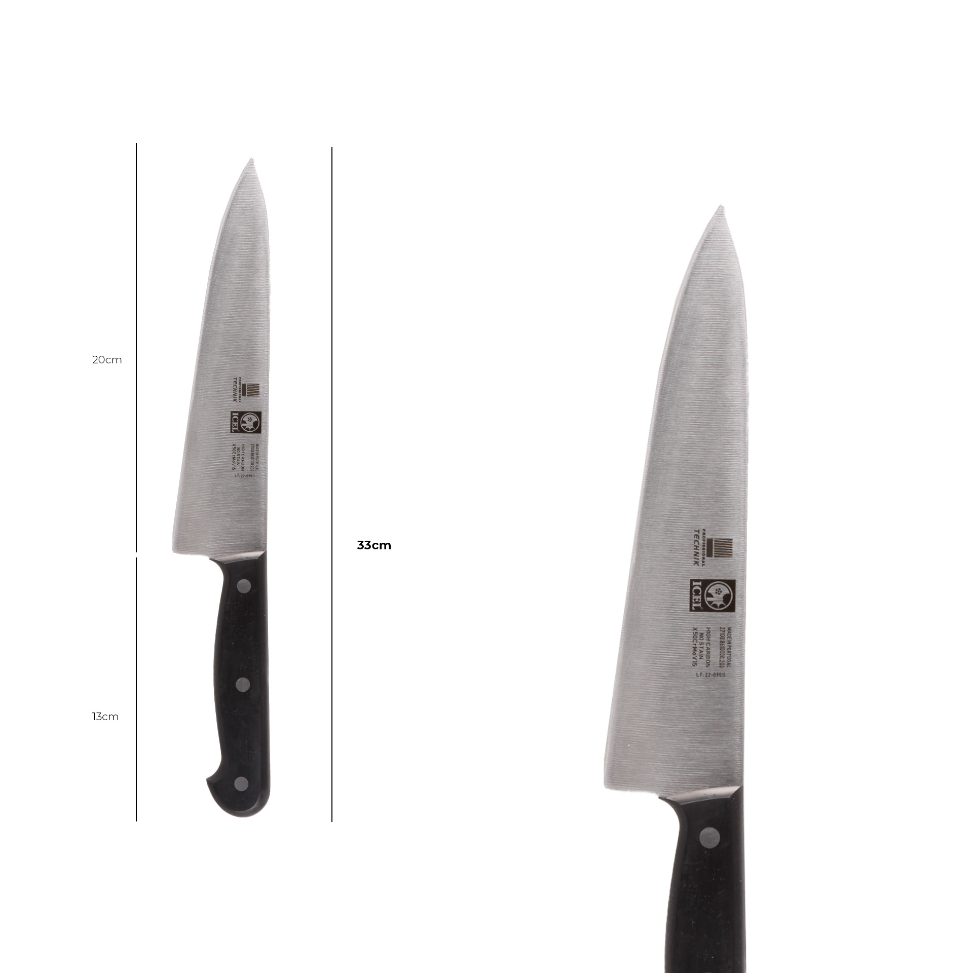 Bloco Facas Icel Technik 7 Peças