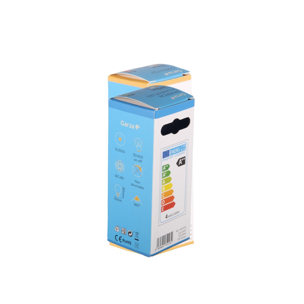 Lâmpada Led Filamento Esférica E14 4W Luz Fria