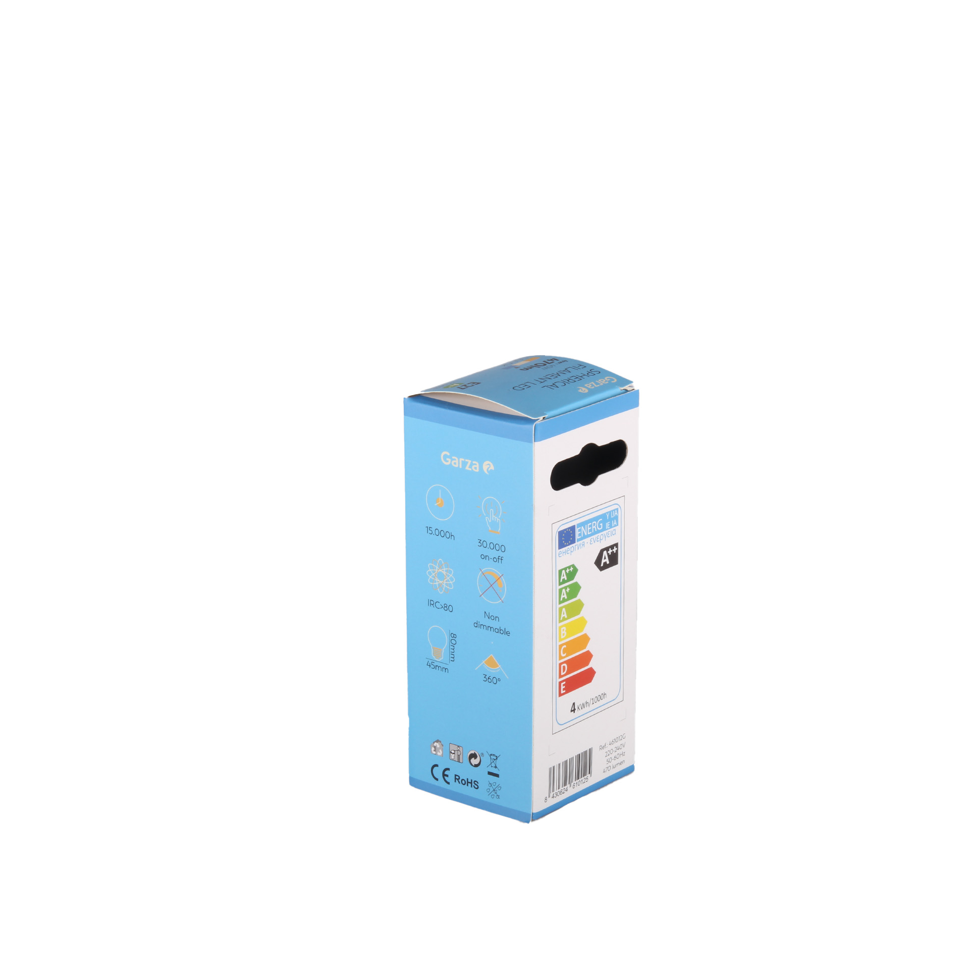 Lâmpada Led Filamento Esférica E27 4W Luz Fria
