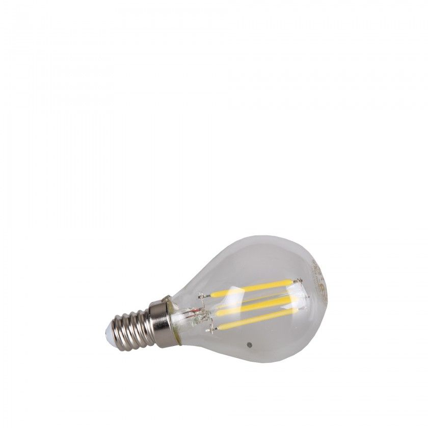 Lmpada Led Filamento Esfrica E14 4W Luz Fria