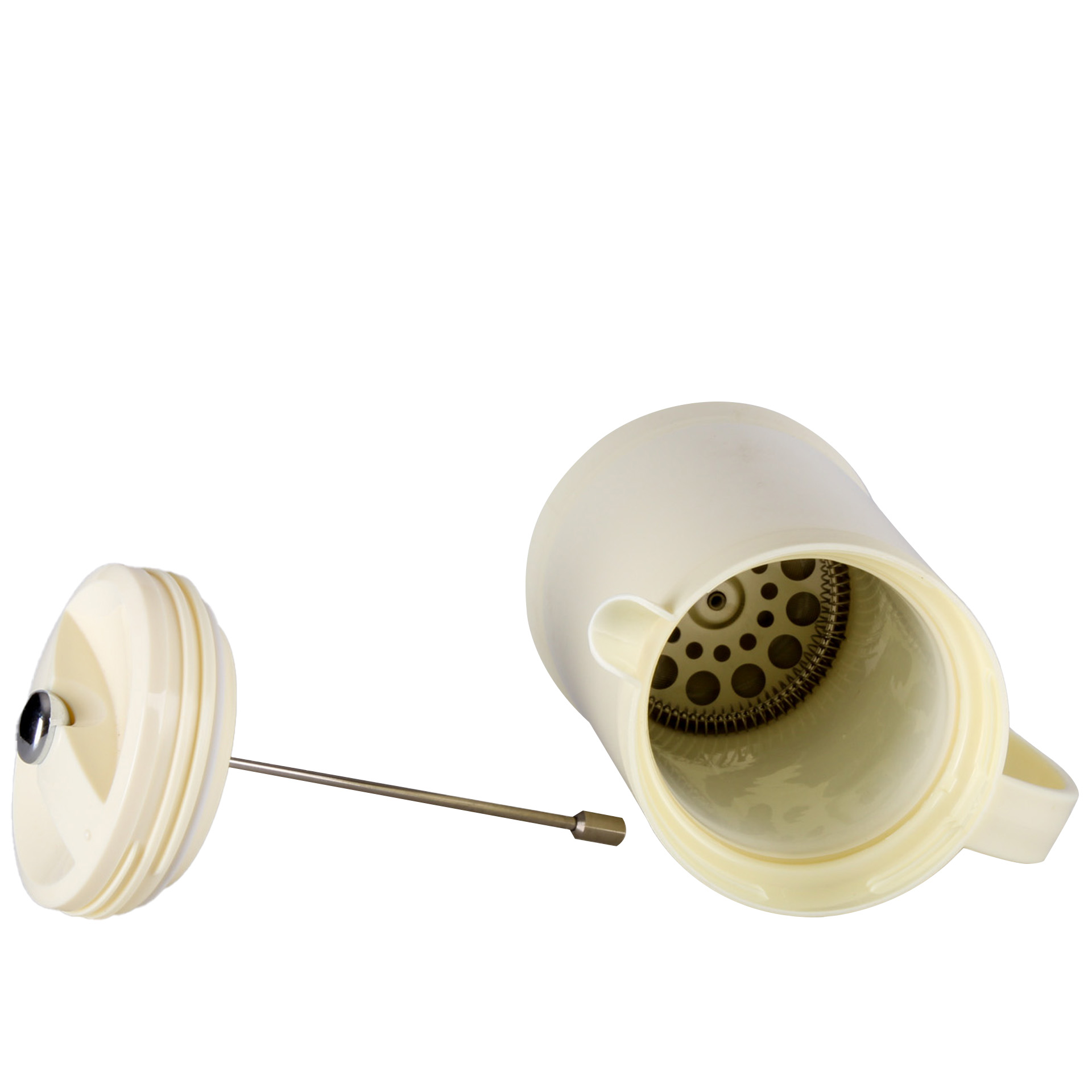 Cafeteira Thermos Branca 1000ml 11.5X13X24cm