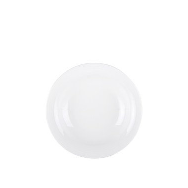 Prato Sopa Duo Branco  22CM