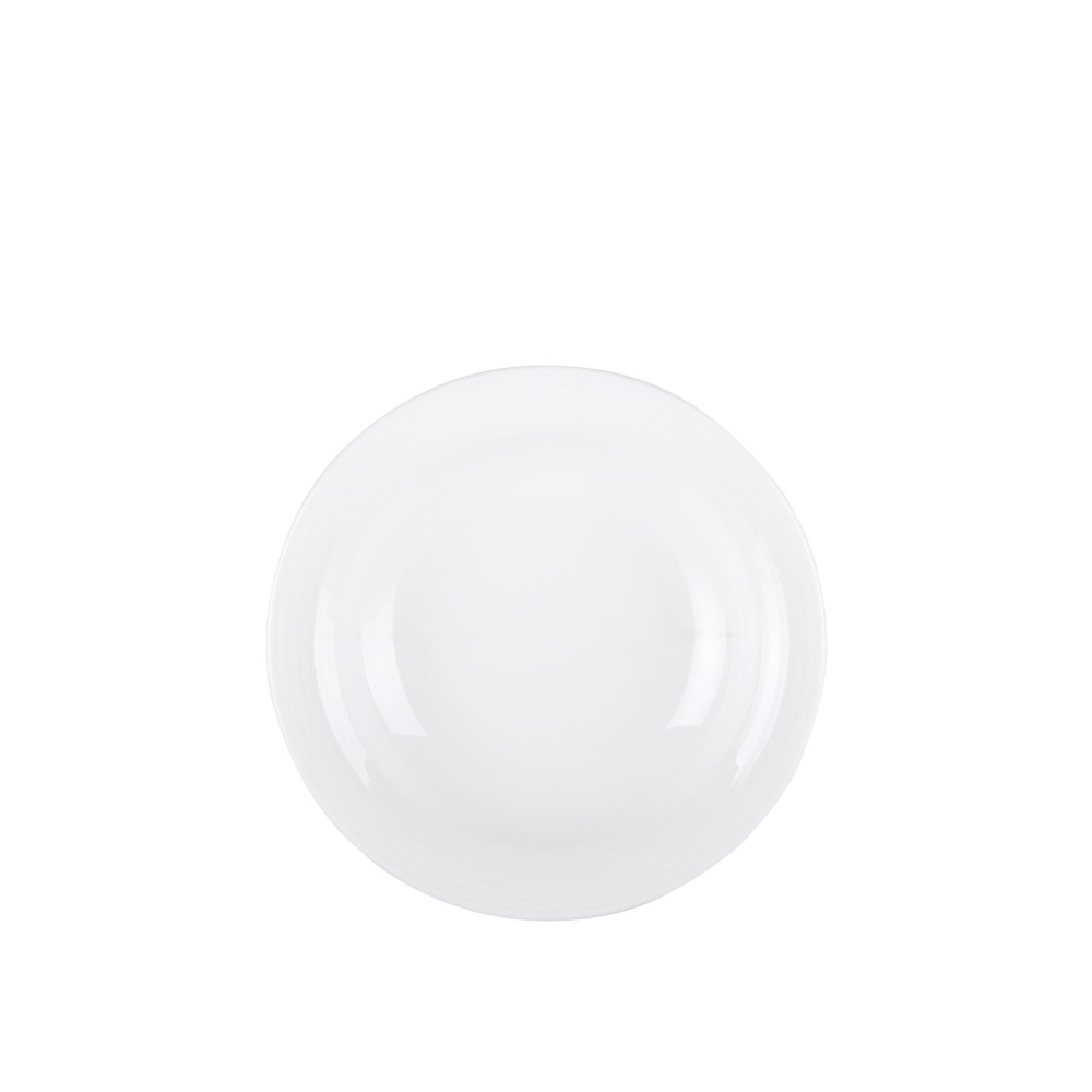 Prato Sopa Duo Branco  22CM
