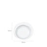 Prato Fundo Boheme Branco 20X18X5CM Prato Fundo Boheme Branco 20X18X5CM
