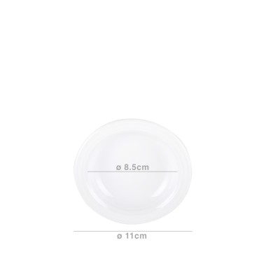 Prato P�o Duo Branco 11CM