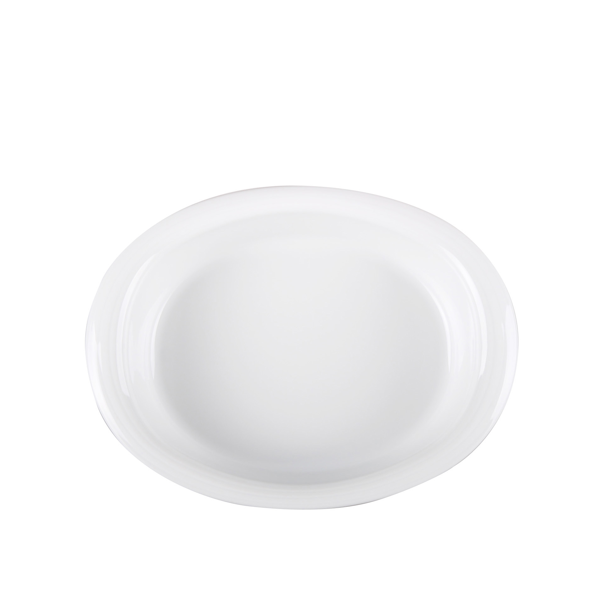 Tabuleiro Forno Duo Oval Branco