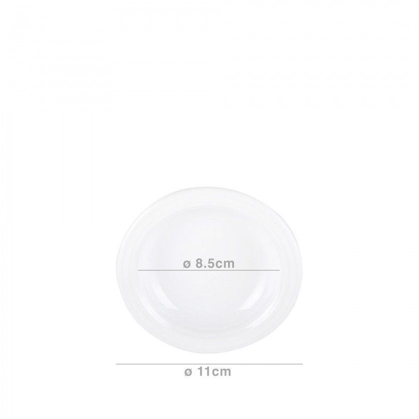 Prato Po Duo Branco 11CM