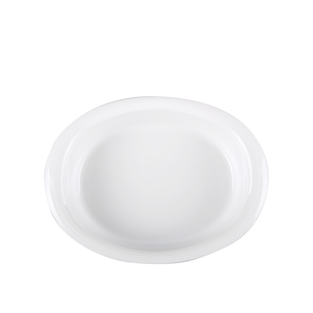 Tabuleiro Forno Duo Oval Branco