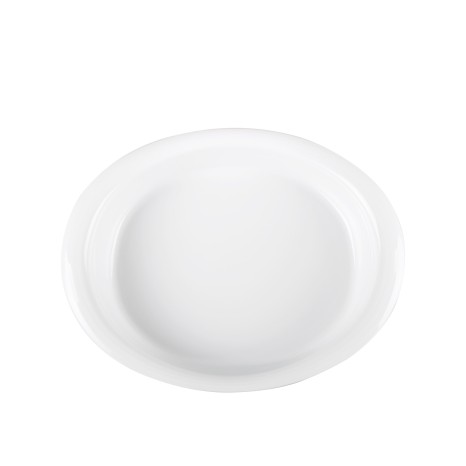 Tabuleiro Forno Duo Oval Branco 39X31CM - Image product
