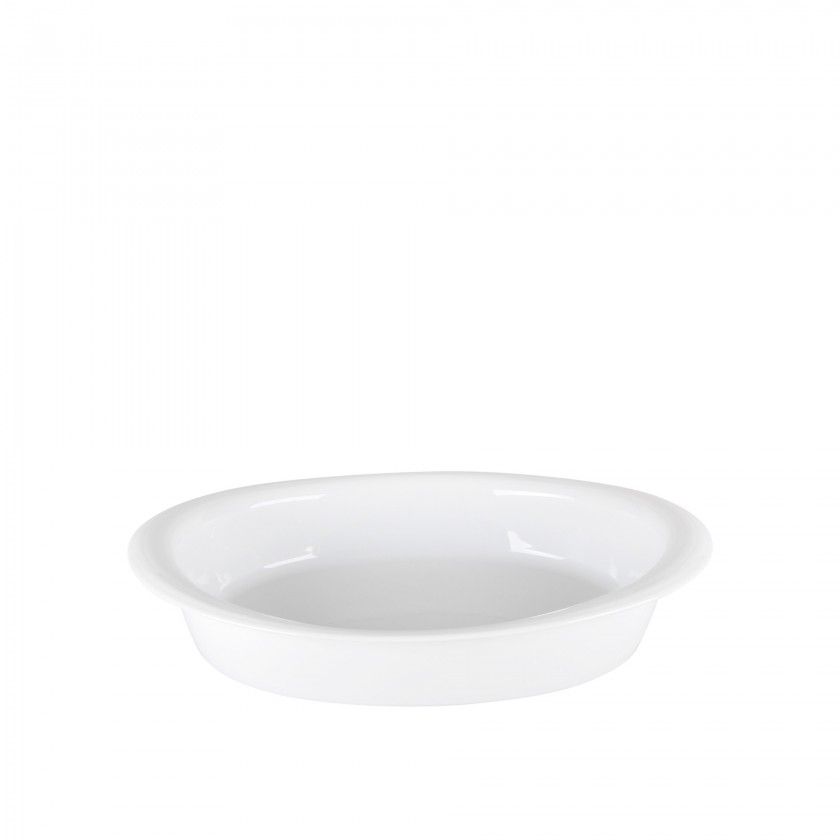 Tabuleiro Forno Duo Oval Branco 39X31CM