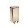 Contentor Lixo Inox com Rodas 110L Contentor Lixo Inox com Rodas 110L