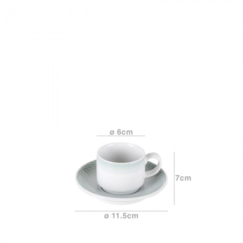 Chávena Café com Pires Porcelana Venezia Hotel 9CL Chávena Café com Pires Porcelana Venezia Hotel 9CL