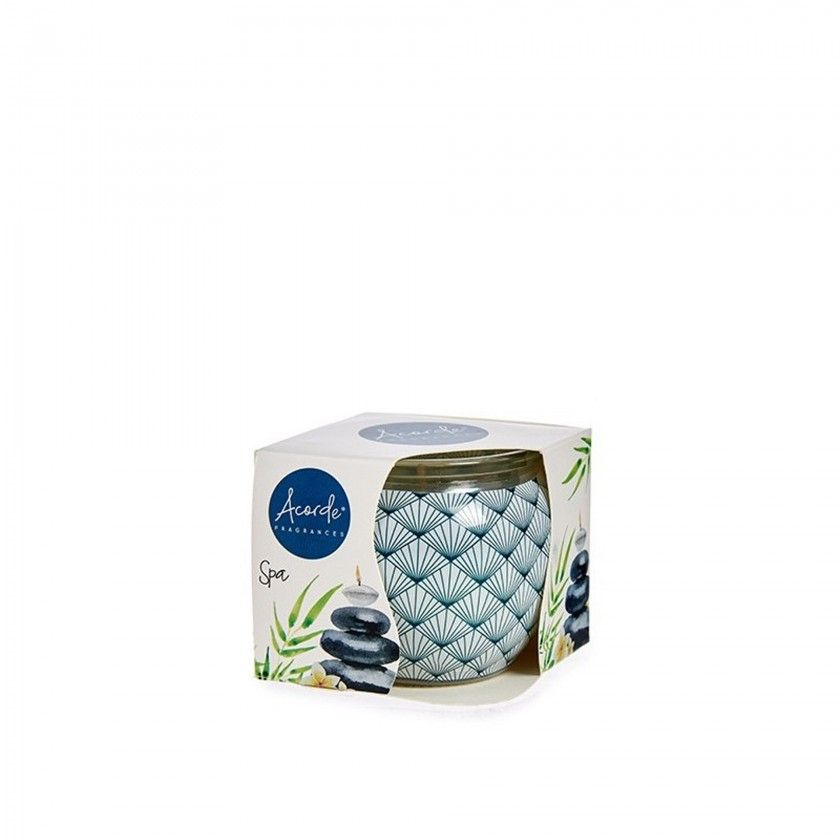 Vela Perfumada Copo Vidro Spa 7X6.5cm Vela Perfumada Copo Vidro Spa 7X6.5cm