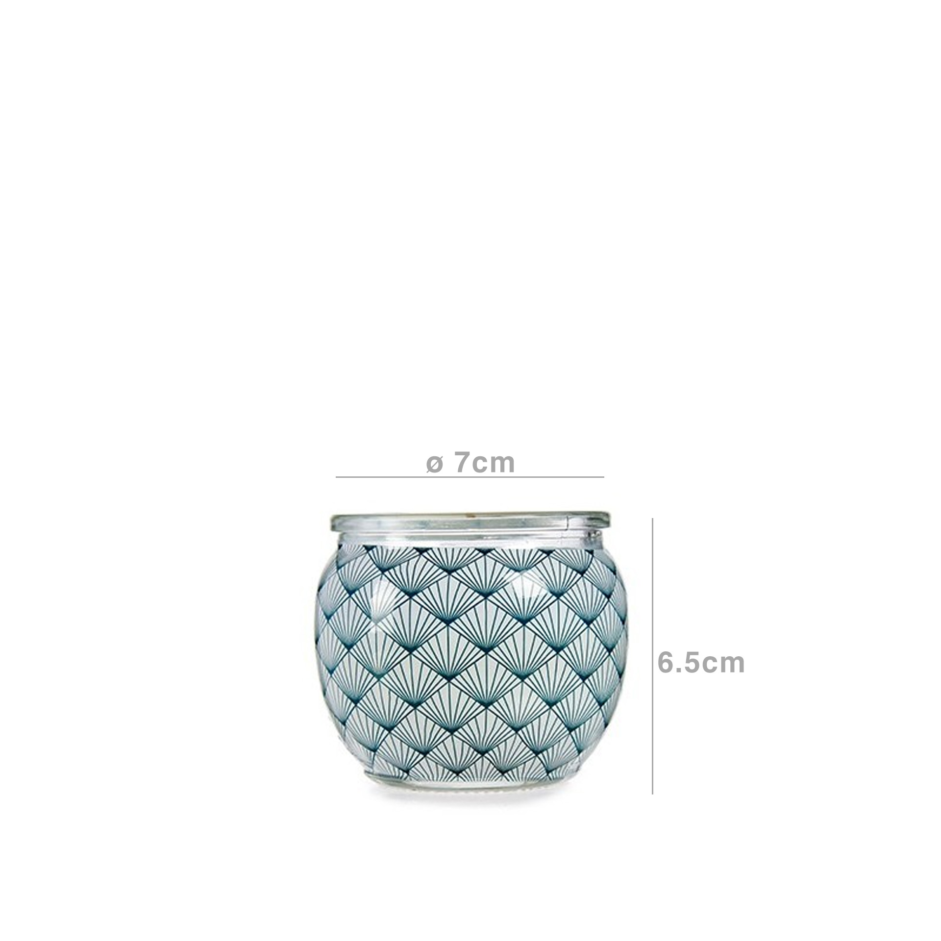 Vela Perfumada Copo Vidro Spa 7X6.5cm