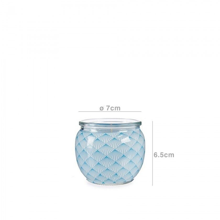 Vela Perfumada Copo Vidro Roupa Limpa 7X6.5cm Vela Perfumada Copo Vidro Roupa Limpa 7X6.5cm