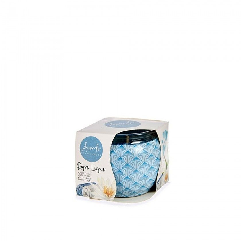 Vela Perfumada Copo Vidro Roupa Limpa 7X6.5cm Vela Perfumada Copo Vidro Roupa Limpa 7X6.5cm