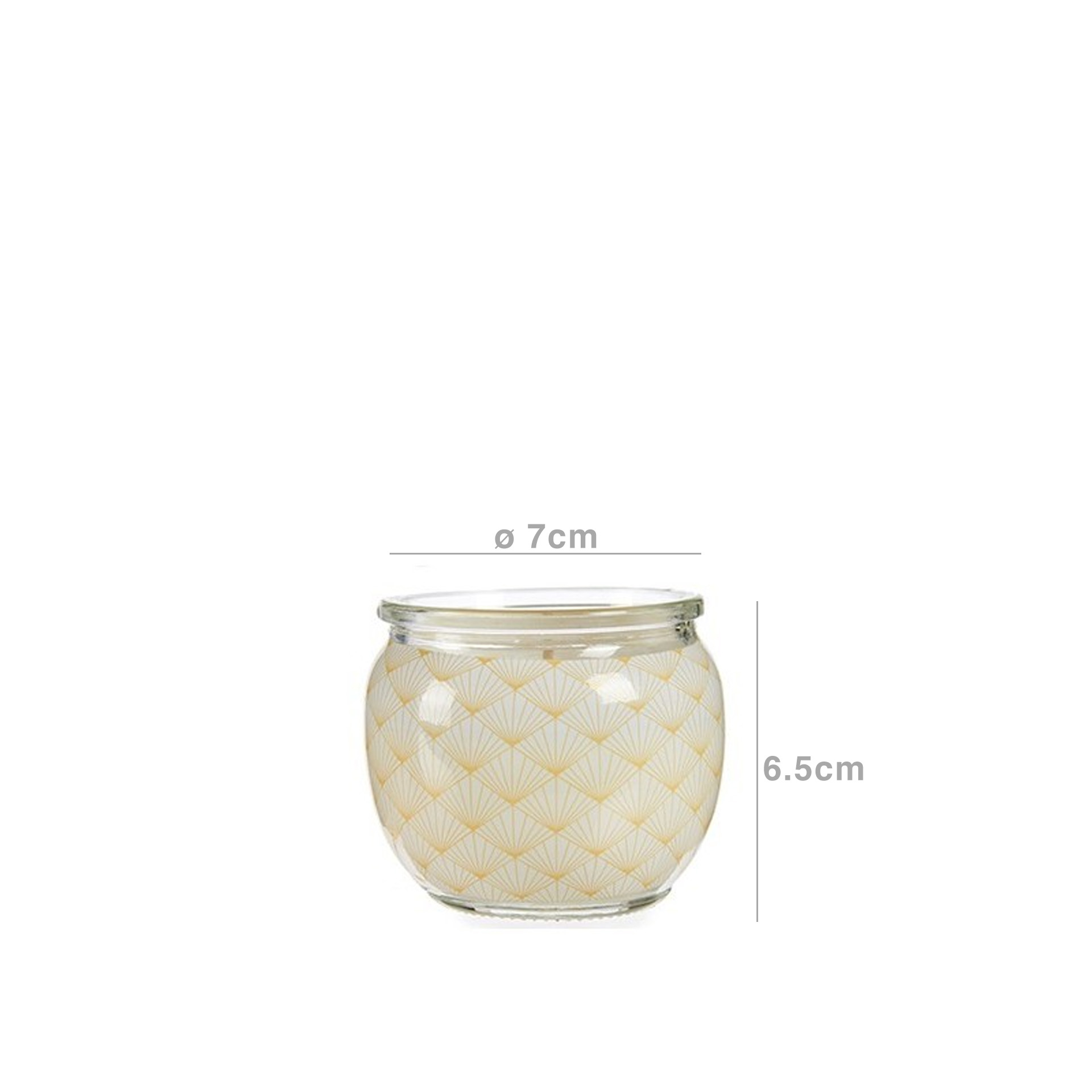 Vela Perfumada Copo Vidro Bauniha 7X6.5cm