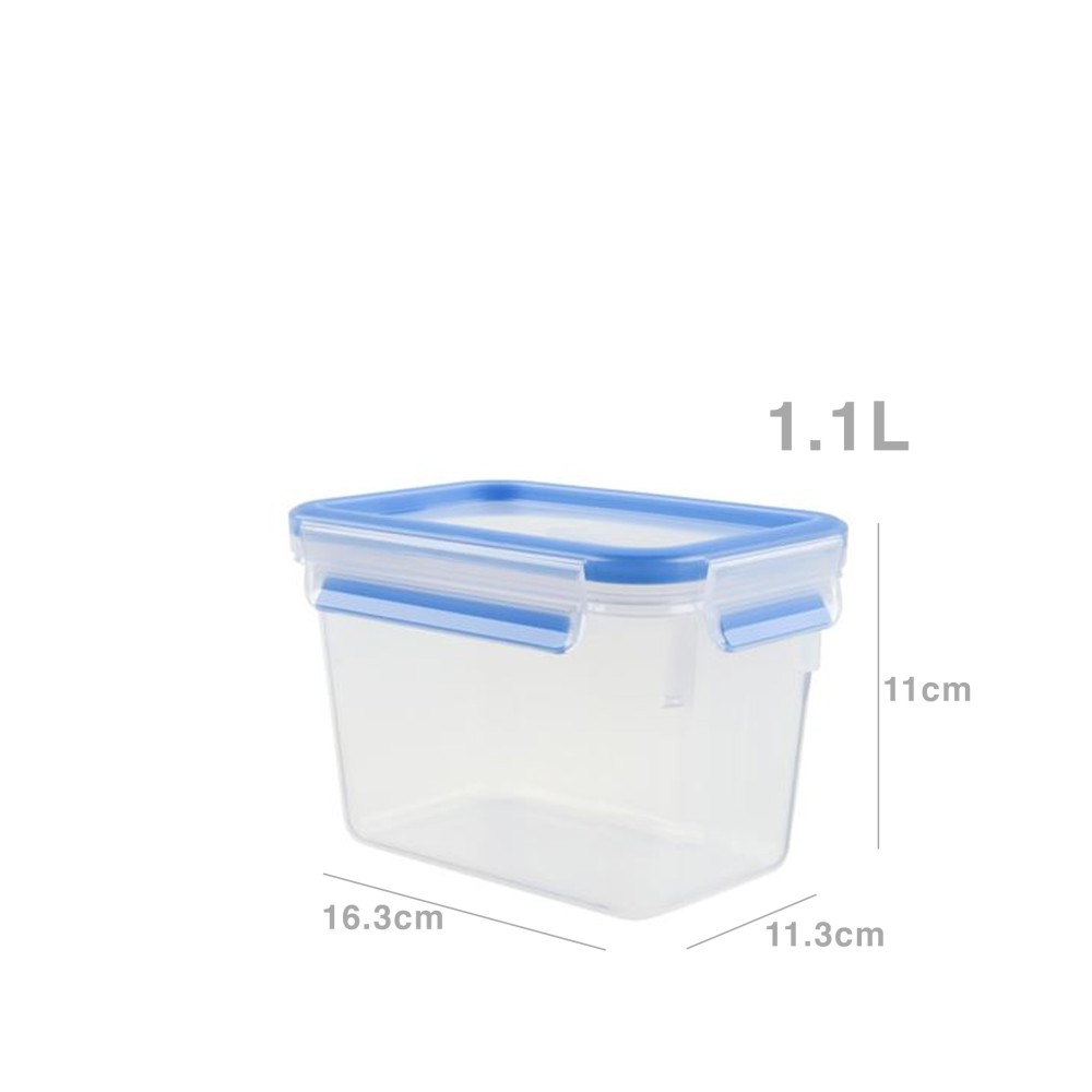 Caixa Hermética Plástica Retangular 1100ml