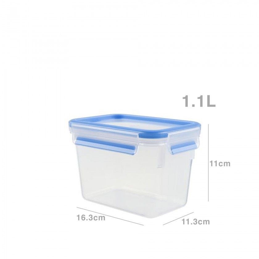 Caixa Hermtica Plstica Retangular 1100ml