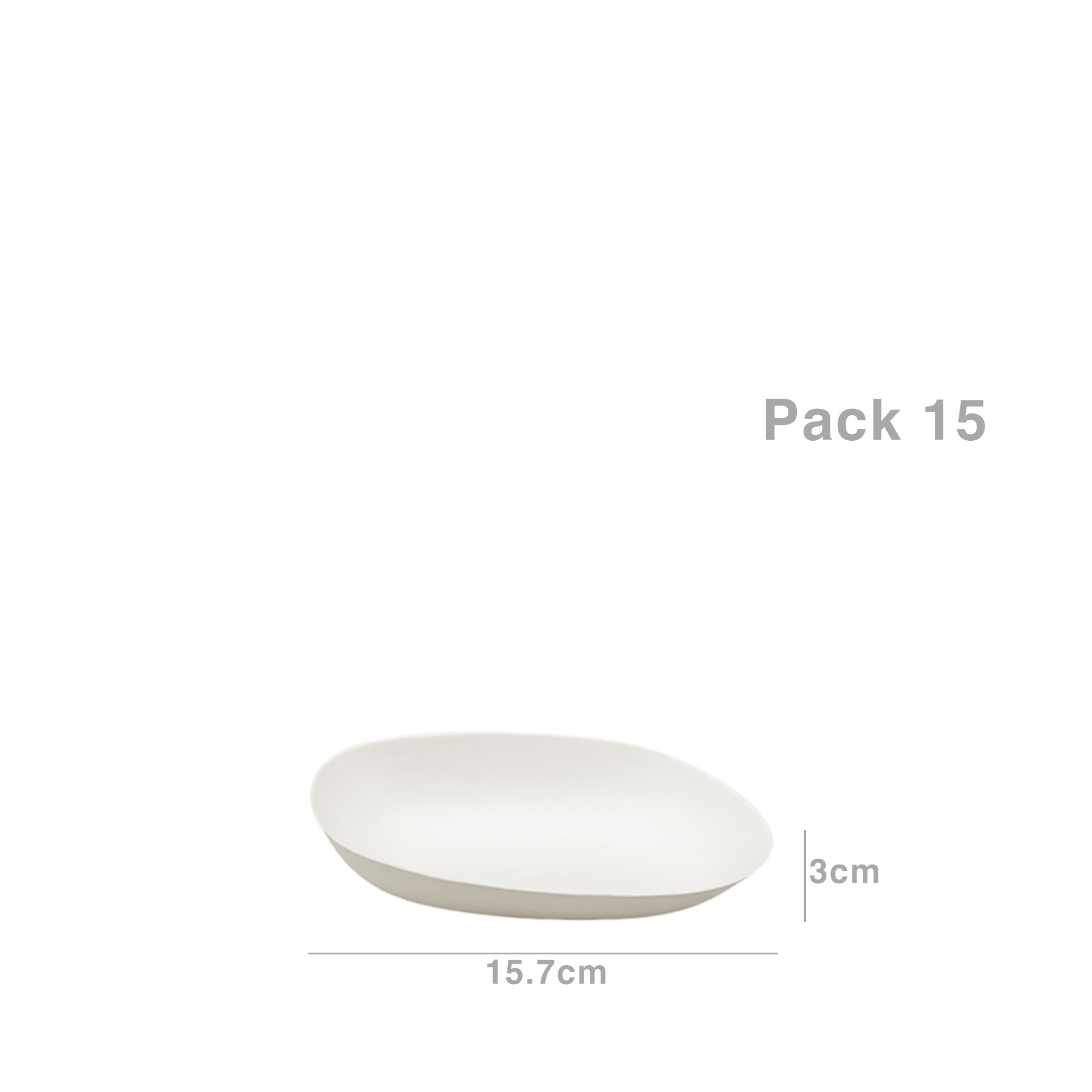 Travessa Catering Eko 15.7X11.6X3CM Pack 15