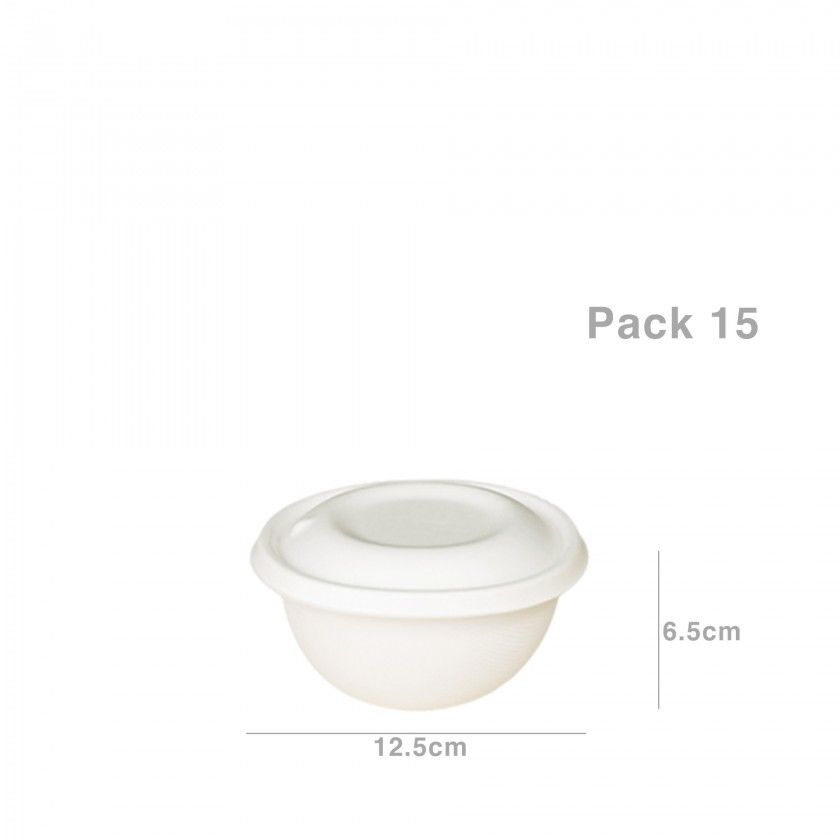 Caixa Catering Eko com Tampa 500ML 12.5X12X6.5CM Pack 15