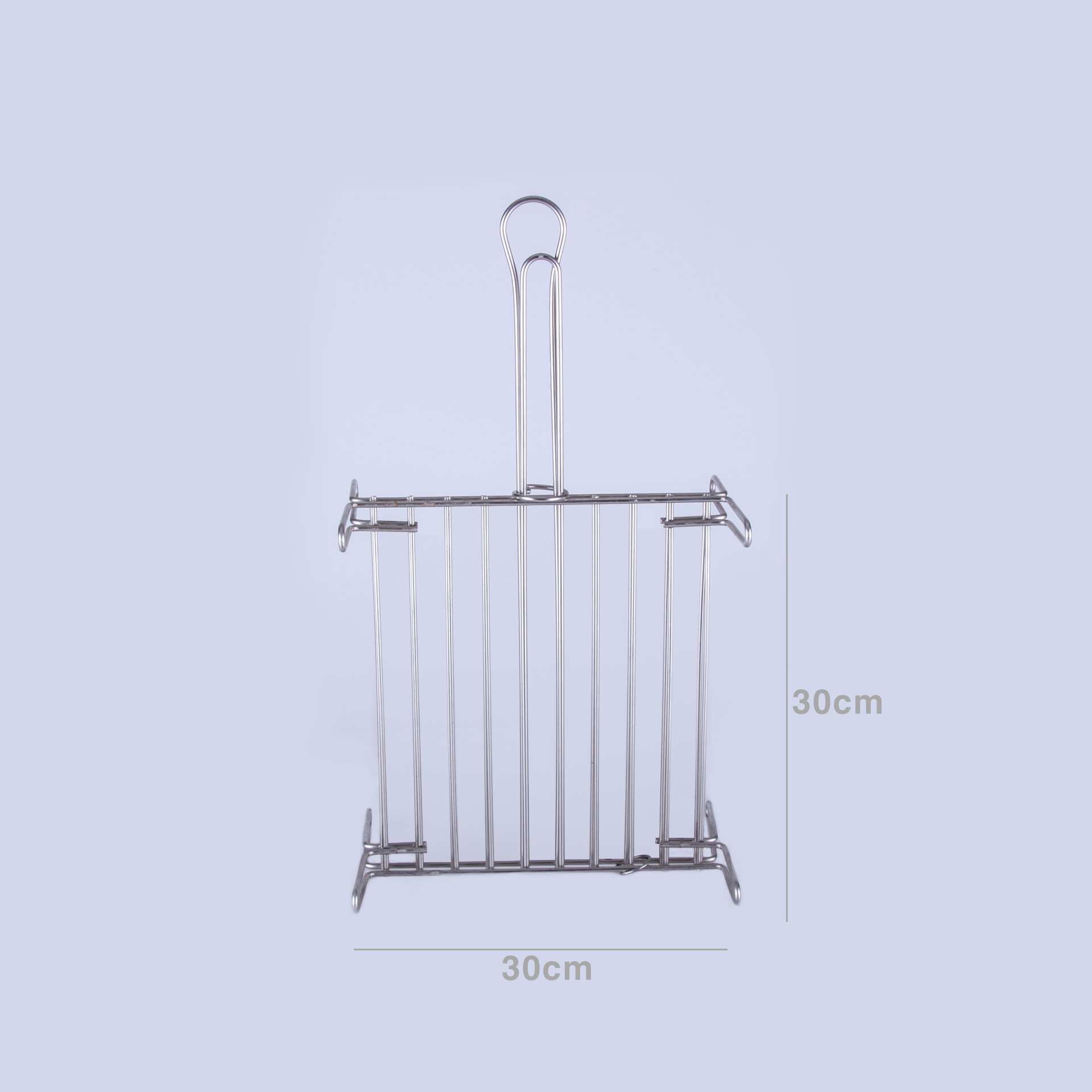 Trempe Dupla Inox 30X30CM