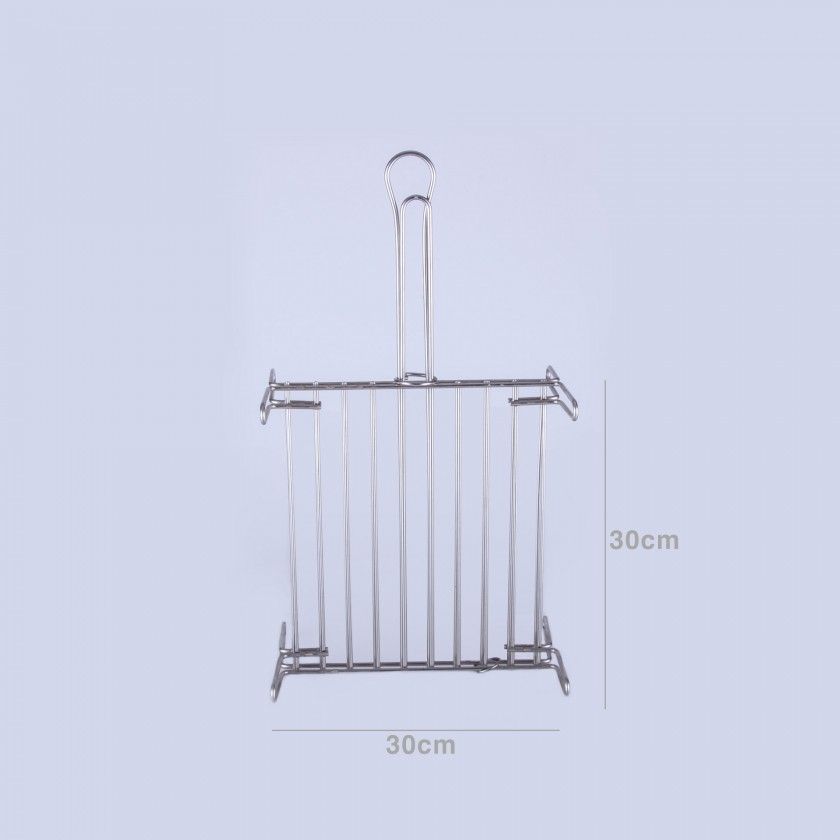 Trempe Dupla Inox 30X30CM Trempe Dupla Inox 30X30CM
