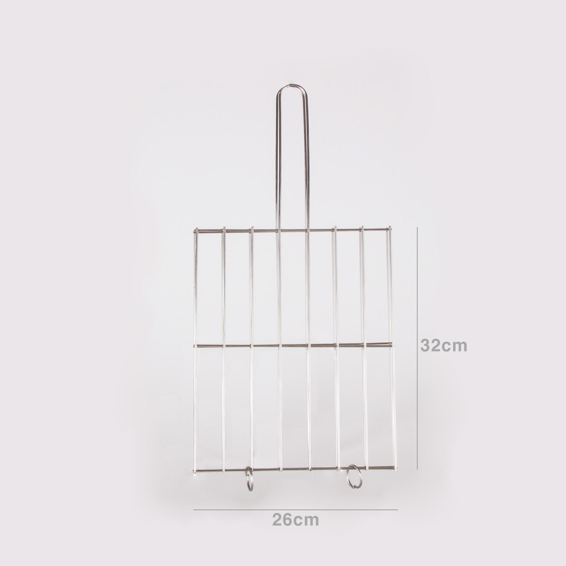 Grelha Sardinha Inox N.4 26X32CM