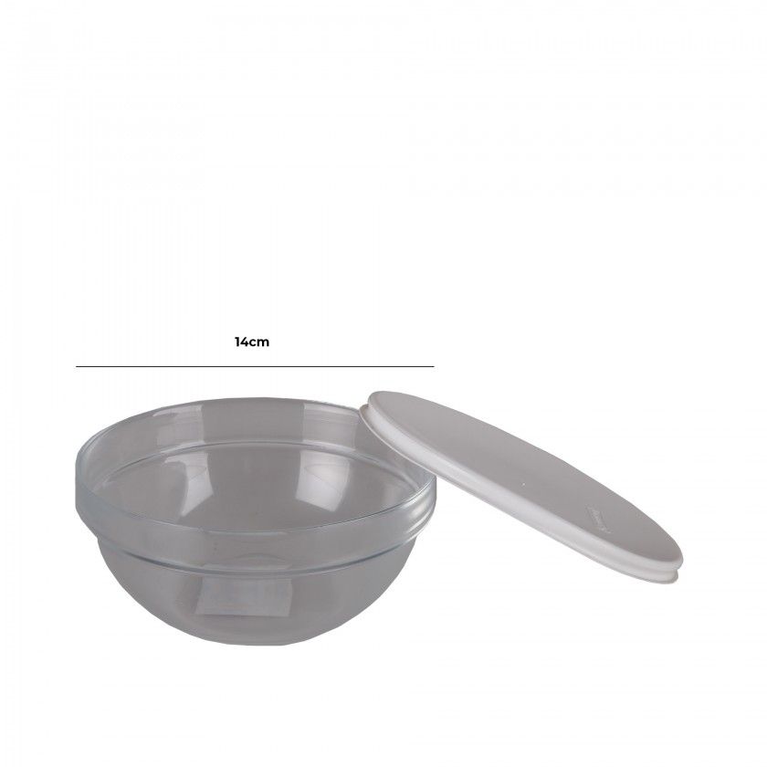 Saladeira Empilhável com Tampa Saladeira Empilhável com Tampa