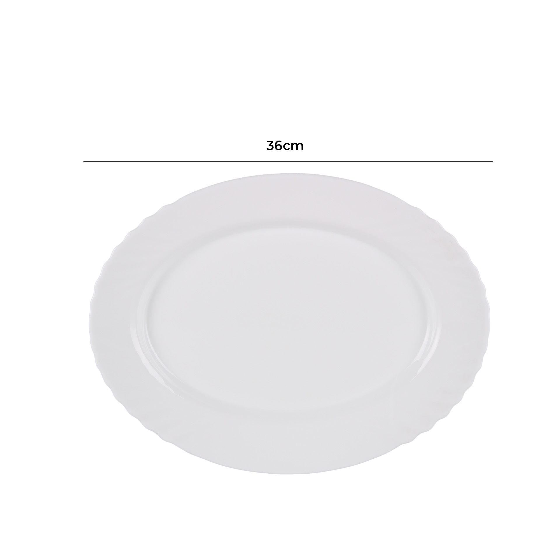 Travessa Oval Ebro 36X26X2.7cm