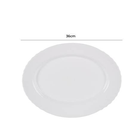 Travessa Oval Ebro 36X26X2.7cm - Image product