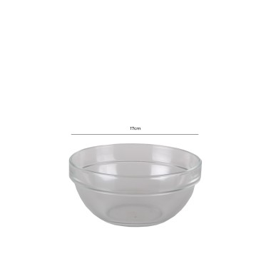 Saladeira Vidro Empilhável 17X7.8cm