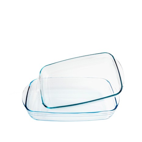 Assadeira Ô Cuisine Retangular 2.6L (35X22cm) + 3.6L (39X24cm) Pack 2 - Image product
