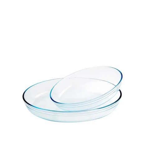 Assadeira Ô Cuisine Oval 2L (30X21cm) + 4L (39X27cm) Pack 2 - Image product