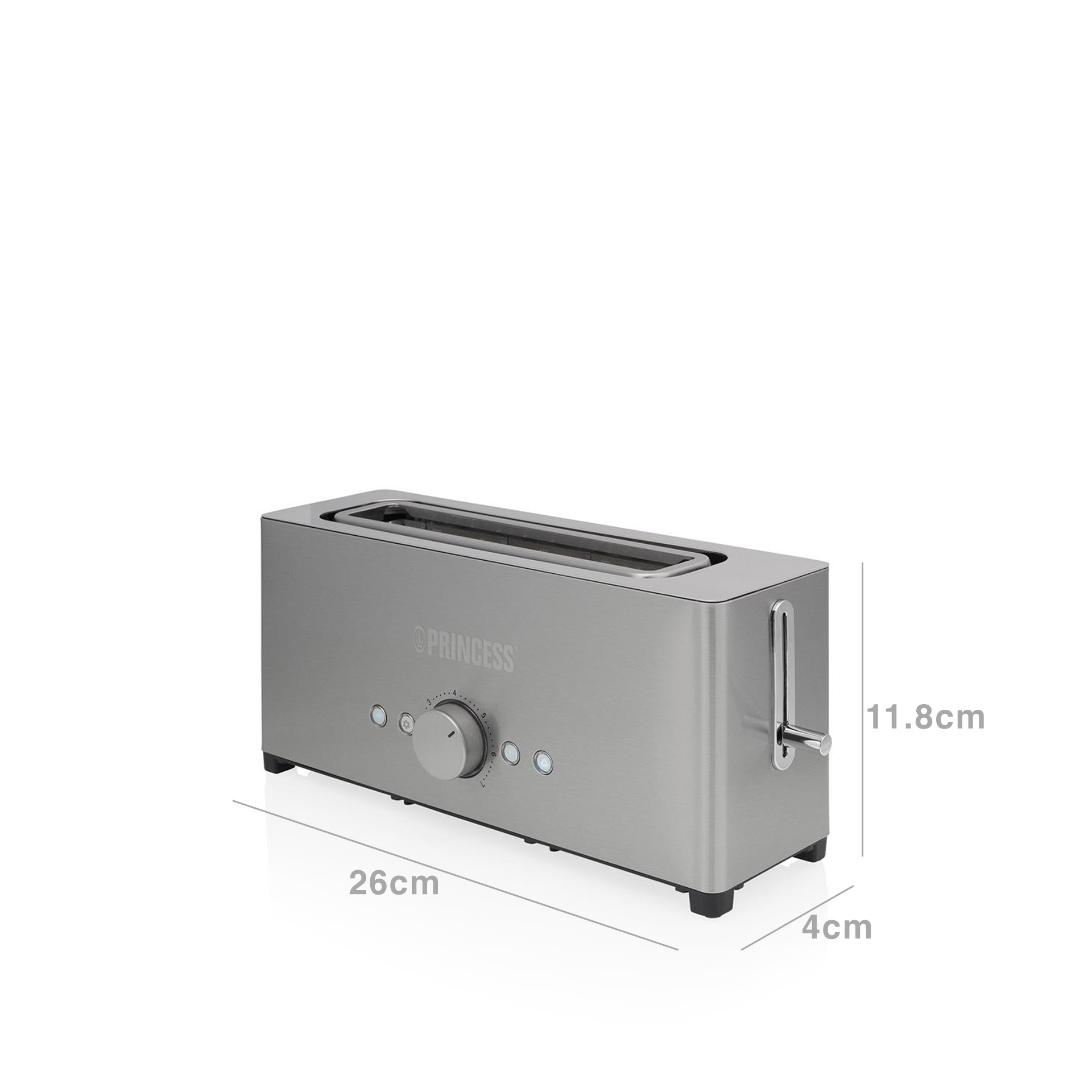 Torradeira Princess Extralarga 1050W 26X4X11.8CM