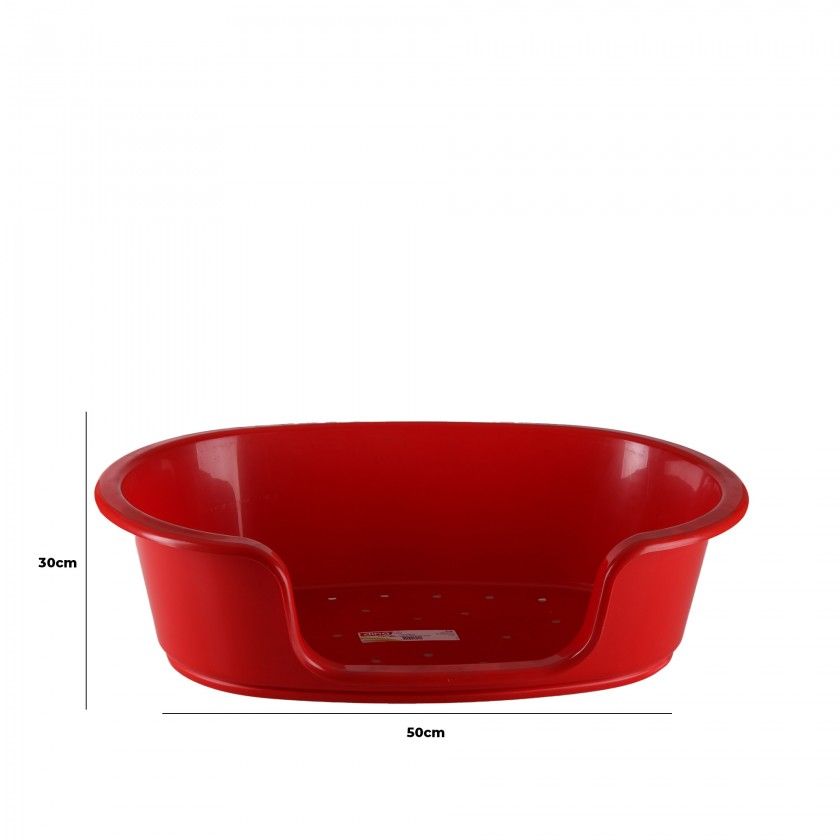 Cama Animal Plástico Vermelho 50X31X14cm Cama Animal Plástico Vermelho 50X31X14cm
