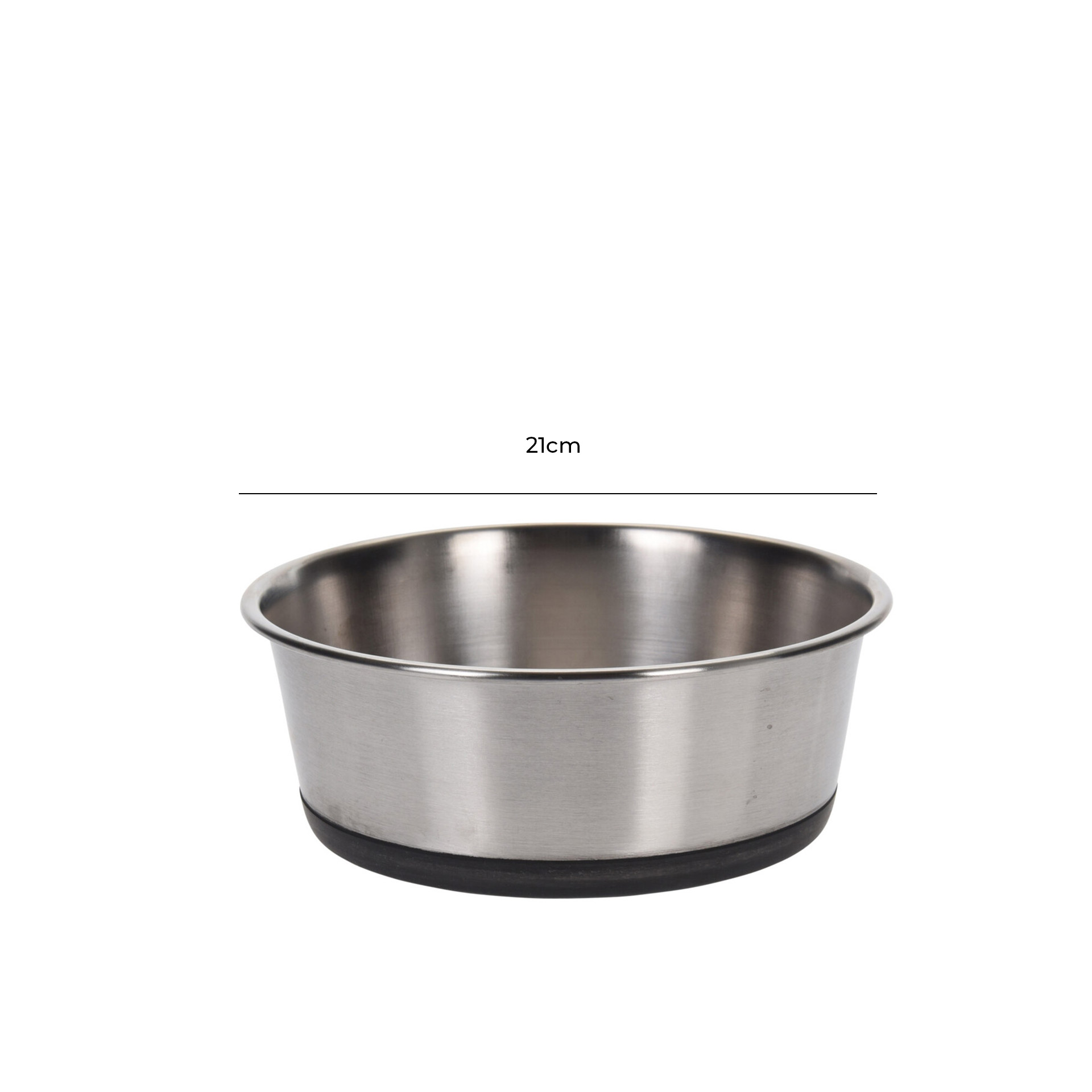 Comedouro Animal Inox 21CM
